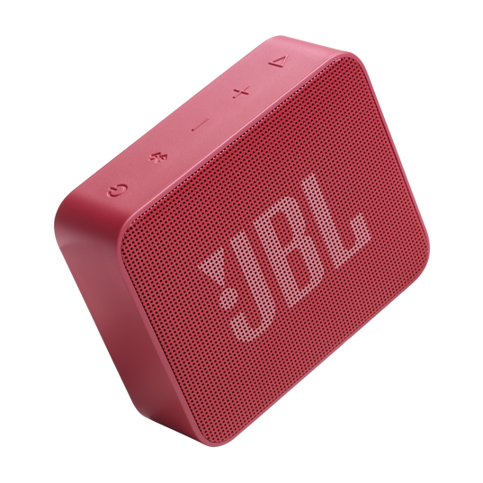 JBL Go Essential 2 - Red - Portable Waterproof Speaker - Detailshot 1