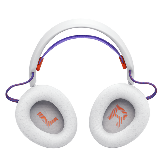 JBL Quantum 650 - White - Wireless multiplatform gaming headset - Detailshot 1