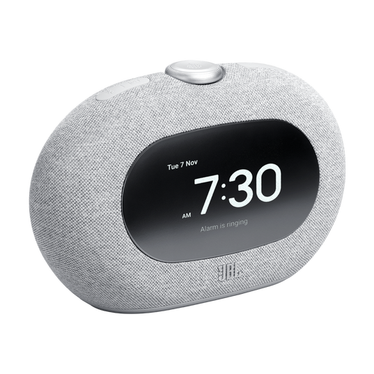 JBL Horizon 3 with FM - Grey - Bluetooth® clock radio speaker with FM - Hero