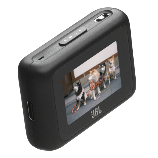 JBL Smart Transmitter - Black - Smart wireless transmitter with touch screen display for universal connectivity - Hero