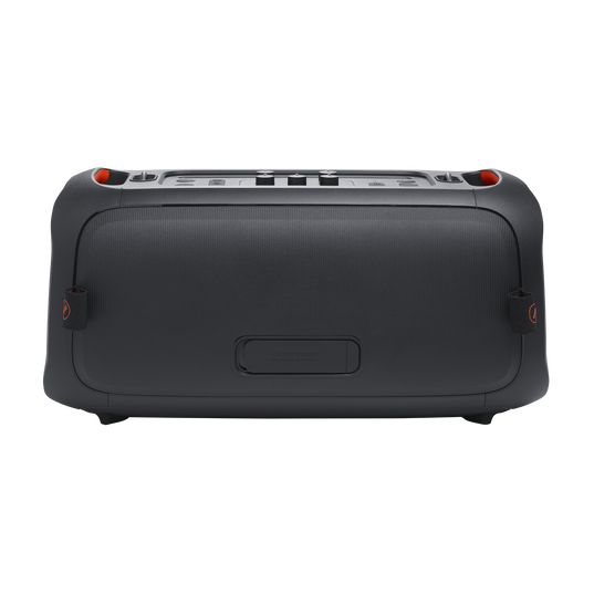 JBL PartyBox On-the-Go Essential - Black - Portable party speaker with built-in lights and wireless mic - Back