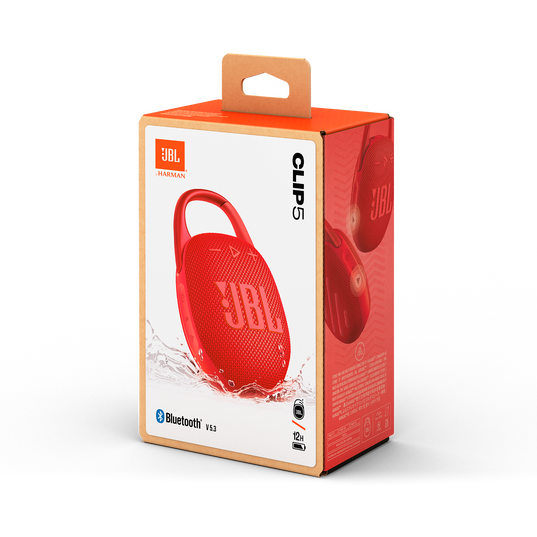 JBL Clip 5 - Red - Ultra-portable waterproof speaker - Detailshot 15