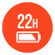 Up to 22 hours battery life with speed charge