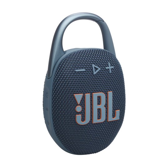 JBL Clip 5 - Blue - Ultra-portable waterproof speaker - Hero