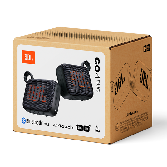 JBL Go 4 Duo | Ultra-Portable Bluetooth Speakers with AirTouch