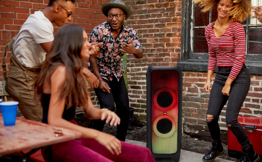 Jbl partybox sales 1000 microphone